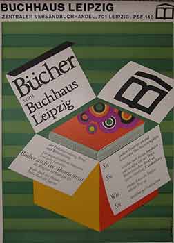 Item #19-9609 Bücher vom Buchhaus Leipzig. (Poster). Jescake?
