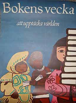 Item #19-9627 Bokens Vecka. (Poster). Lars Norrman.