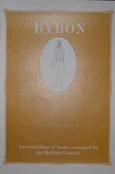 Item #19-9660 Byron. An exhibition of books arranged by the British Council. (Poster). 20th Century UK Artist.