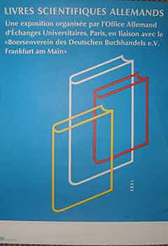 Item #19-9788 Livres Scientifiques Allemands. (Exhibition Poster). Edel, The Netherlands