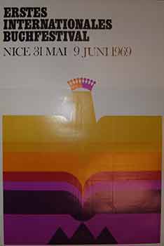 Item #19-9789 Erstes Internationales Buchfestival. May 31 to June 9, 1969. (Exhibition Poster)....