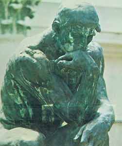 Item #19-9871 Rodin’s Thinker: Significant Aspects. Jacques de Caso, Patricia B. Sanders