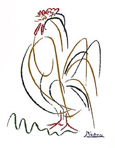 Item #50-0014 Rooster. Pablo Picasso