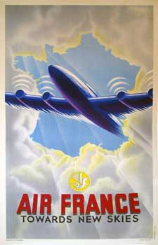 Item #50-0081 Toward New Skies [poster]. Air France