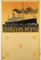 Item #50-0107 Chargeurs réunis [poster]. C. Courmont, printer