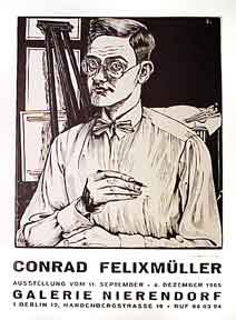 Item #50-0198 Conrad Felixmüller [poster]. Conrad Felixmüller