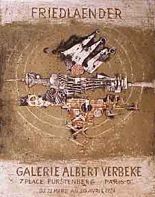 Item #50-0200 Galerie Albert Verbeke [poster]. Johnny Friedlaender