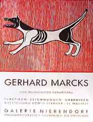 Item #50-0208 Gerhard Marcks. Zum Neunzigsten Geburtstag [poster]. Gerhard Marcks