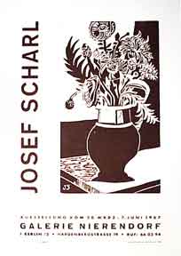 Item #50-0216 Josef Scharl [poster]. Josef Scharl