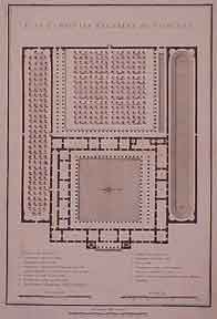 Item #50-0240 Plan of Grecian Palaestra after Vitruvius. Vitruvius, after