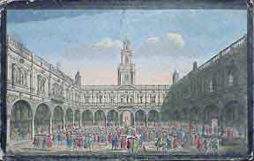 Item #50-0263 The Inside View of the Royal Exchange at London. Bowles