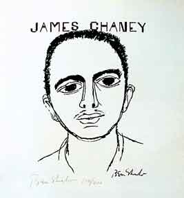 Item #50-0446 James Chaney. Ben Shahn