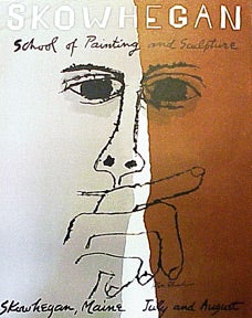 Item #50-0462 Skowhegan School of Painting and Sculpture [poster]. Ben Shahn