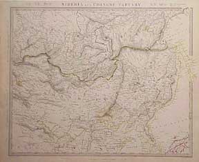 Item #50-0576 Siberia and Tartary Map. J. Walker, C