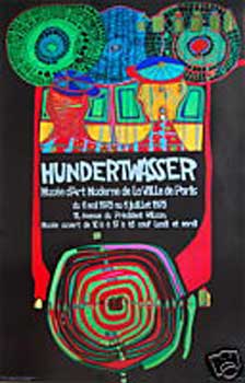 Item #50-0657 Musée d’Art Moderne de la ville de Paris [poster]. Friedensreich Hundertwasser