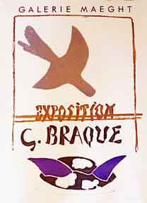 Item #50-0672 Galerie Maeght [poster]. Georges Braque