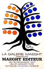 Item #50-0677 Maeght Editeur. Galerie Maeght, Paris [poster]. Alexander Calder.