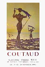 Item #50-0682 Galerie André Weil [poster]. Coutaud