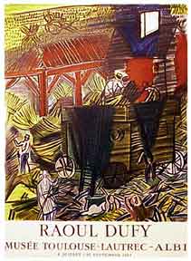 Item #50-0699 Musée Toulouse-Lautrec-Albi [poster]. Raoul Dufy
