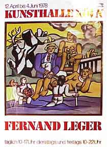 Item #50-0708 Kunsthalle Köln [poster]. Fernand Léger