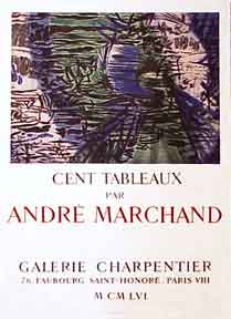 Item #50-0717 Galerie Charpentier [poster]. André Marchand