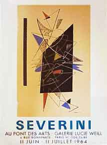 Item #50-0746 Galerie Lucie Weill [poster]. Severini