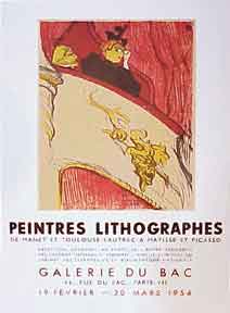 Item #50-0751 Galerie du Bac [poster]. Henri de Toulouse-Lautrec
