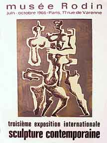 Item #50-0755 Musée Rodin [poster]. Ossip Zadkine