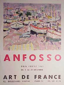 Item #50-0769 Anfosso Prix Friesz 1961. Pierre Anfosso.