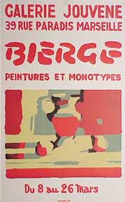 Item #50-0792 Bierge Peinures et Monotypes. Roland Bierge