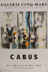 Item #50-0808 Cabus Exposition. Gérard Cabus