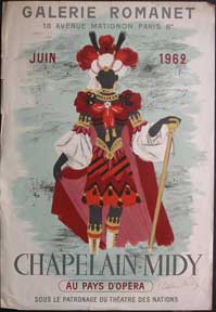 Item #50-0821 Chapelain-Midy. Au Pays d'opéra. Roger Chapelain-Midy