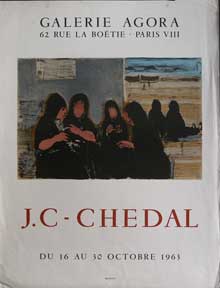 Item #50-0823 J.C-Chedal Exposition. Jean-Claude Chedal