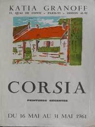 Item #50-0834 Corsia Peintures Récentes. Gilbert Corsia