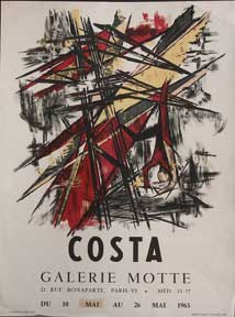 Item #50-0835 Costa Exhibition Poster. Costa.