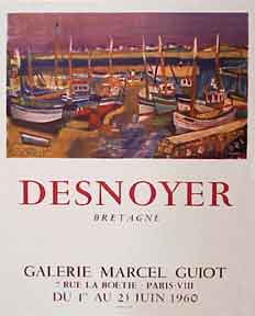 Item #50-0844 Galerie Marcel Guiot [poster]. Desnoyer