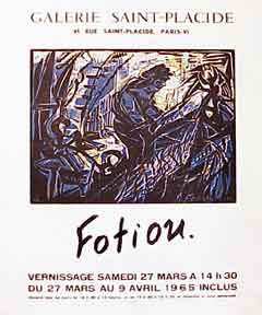 Item #50-0865 Galerie Saint-Placide [poster]. Fotiou