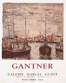 Item #50-0874 Galerie Marcel Guiot [poster]. Gantner