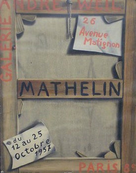 Item #50-0944 Galerie André Weil [poster]. Mathelin