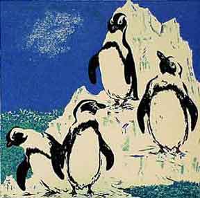 Item #50-1096 Penguins. Mervin Jules