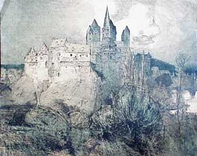 Item #50-1230 Castle in Transylvania. Unidentified