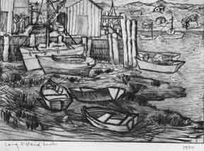 Item #50-1313 Long Island Boats. Helen Ludwig.