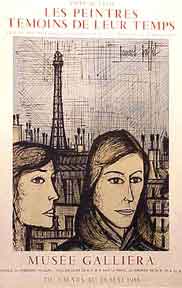 Item #50-1394 Les Parisiennes [poster]. Bernard Buffet
