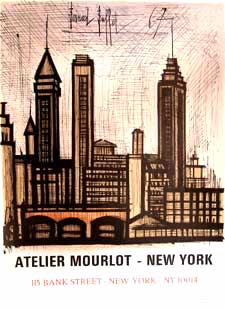 Item #50-1395 Atelier Mourlot. New York [poster]. Bernard Buffet