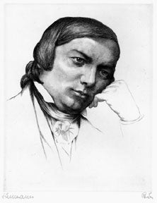 Item #50-1474 Portrait of Richard Schumann. [Large]. Pech