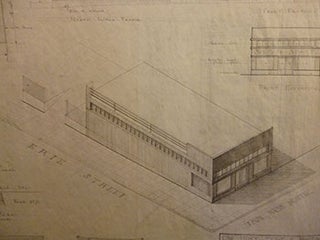 Item #50-1519 Building Plans, Elevation, and Perspective for Structure at 251 South Van Ness...
