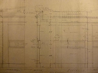Item #50-1535 Building Plans and Elevation for Ideal Laundry Co., for W. H. Woodfield, 399 7th...