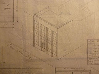 Item #50-1548 Building Plans, Elevation, and Perspective for James J. Noble on 7th St. 80' North...