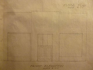 Item #50-1552 Building Plans and Elevations for Thomas A. Short Co. at 245 Fremont St., San...