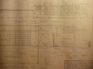 Item #50-1557 Building Plans and Elevations for an Addition to the International Harvester Co....